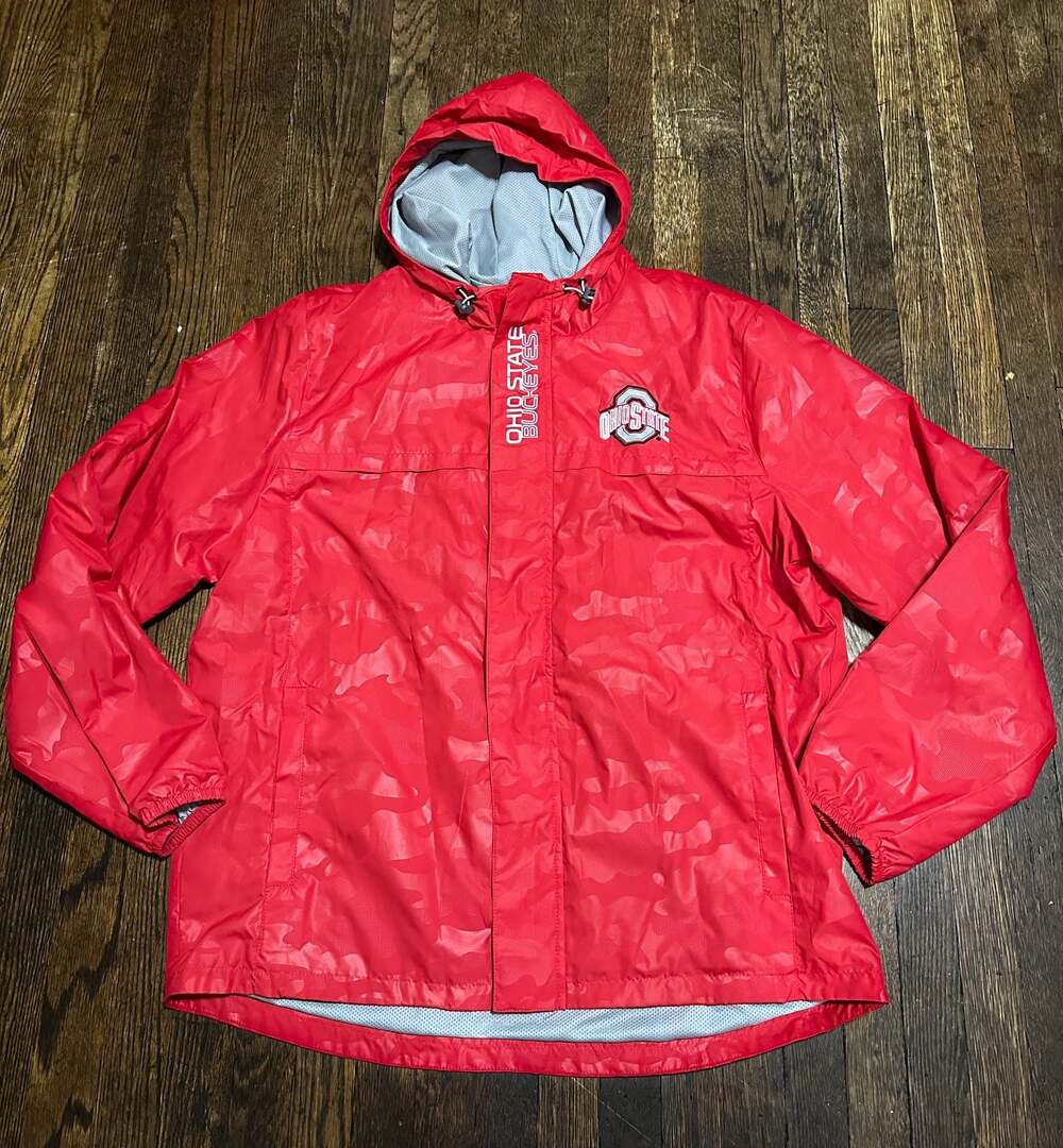 G-III Sports by Carl Banks Ohio State Buckeyes Red Camo Rain Jacket XL
